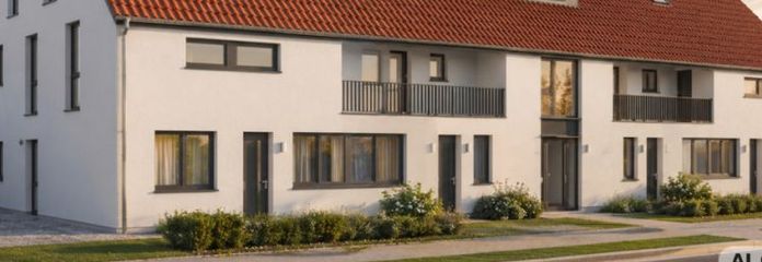 Barrierearm und energieeffizient wohnen: Erdgeschosswohnung mit Terrasse und Garten in Dissen a.T.W.