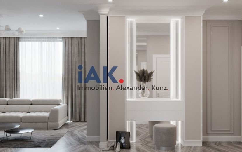Exklusives 4-Zimmer-Penthouse - Luxus und Raum vereint – Visualisierung Beispiel