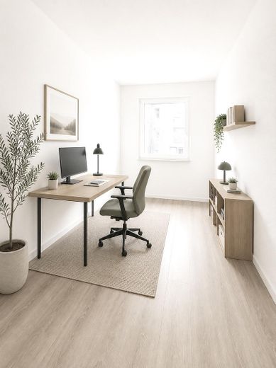 Modernized 3.5-room apartment with balcony and underfloor heating – Einrichtungsbeispiel