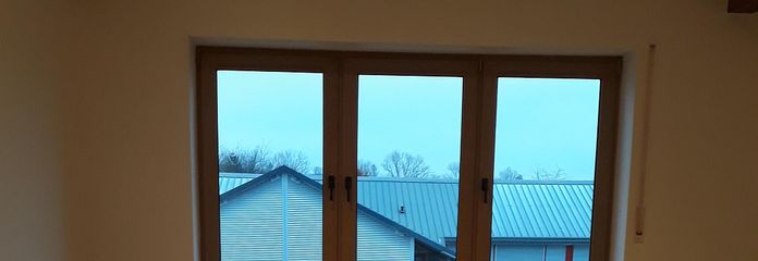 Große Flächenfenster
