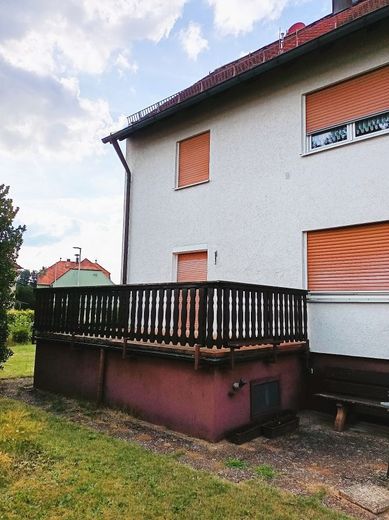 Riesiges Sanierungshaus in Dormitz (59.000  Kaufpreis + Grundstückspacht) – Süd-Ansicht