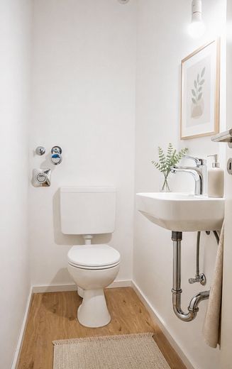 Zentral, hell und gut angebunden – attraktive 3-Zimmer-Wohnung- provisionsfrei – Gäste WC