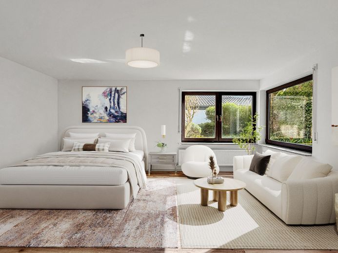 Heilbronn-Ost Bestlage: Architektenhaus mit Einliegerwohnung & Garten – Einliegerwohnung (Home staged)
