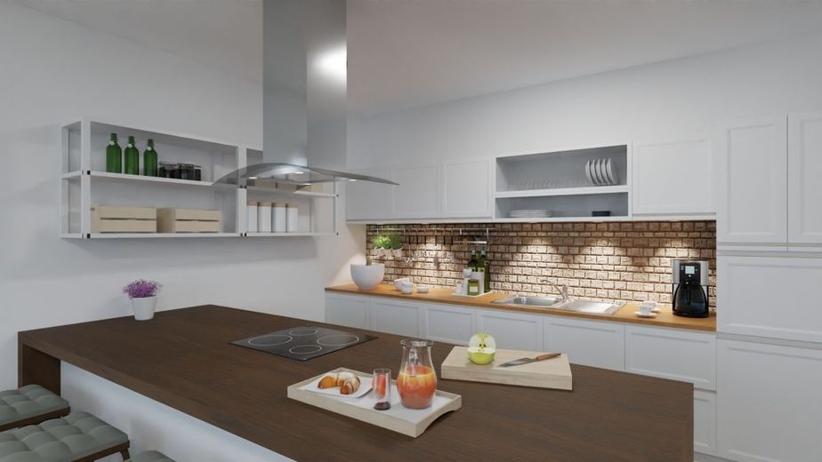 Penthouse Wohnung mit wunderschönem Blick über Albstadt – Kochen