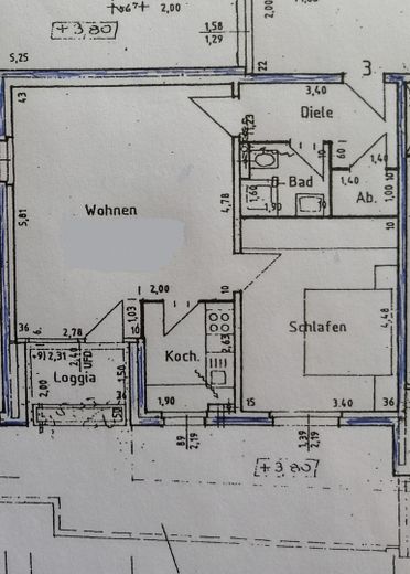 Alfter/Bonn * Barrierearme Komfortwohnung* Aufzug * EBK * S/W Loggia*Stellplatz* Hausmeisterservice* – Grundriss