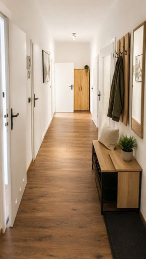 Stylishly furnished temporary apartment | 2 rooms | immediately ready to move in – Flur
