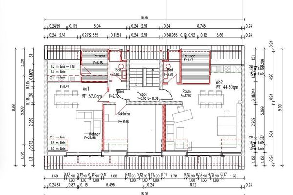 Business-Apartment mit separatem Office
