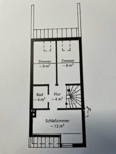 Casa a schiera centrale ampiamente ristrutturata nel 2026 a Geestemünde – Grundriss Obergeschoss