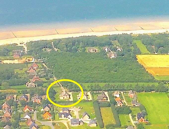 Nur 200 m bis zum Sandstrand