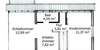 Einfamilienhaus mit Garten – Dachgeschoss