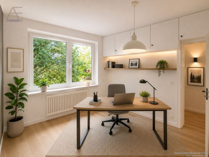 Licht. Raum. Lebensqualität. - Ein Zuhause zum Ankommen und Wohlfühlen mit Entwicklungspotenzial. – Arbeitszimmer