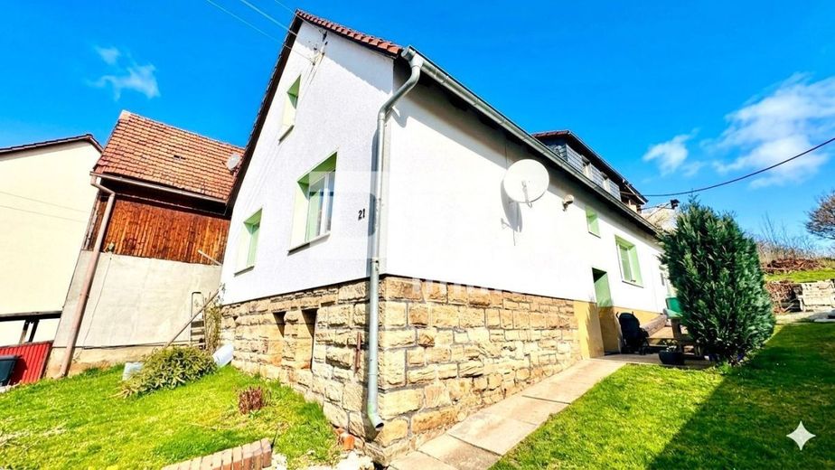 Charmanter Wohntraum mit Tradition und Moderne auf großem Grundstück – Front / Seitenansicht