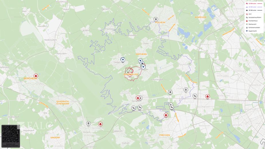 Projektgrundstück in Pulheim-Dansweiler - Wohnen im Grünen, Köln ganz nah – Lageplan (Makro)