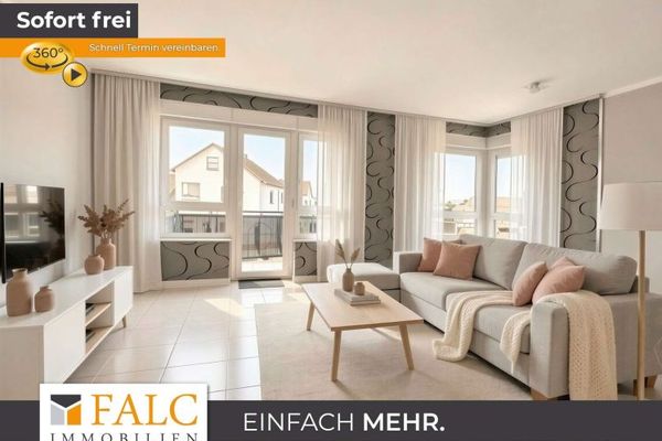 Helle Wohnung mit fußläufig guter Anbindung, West-Balkon und Tiefgaragenstellplatz