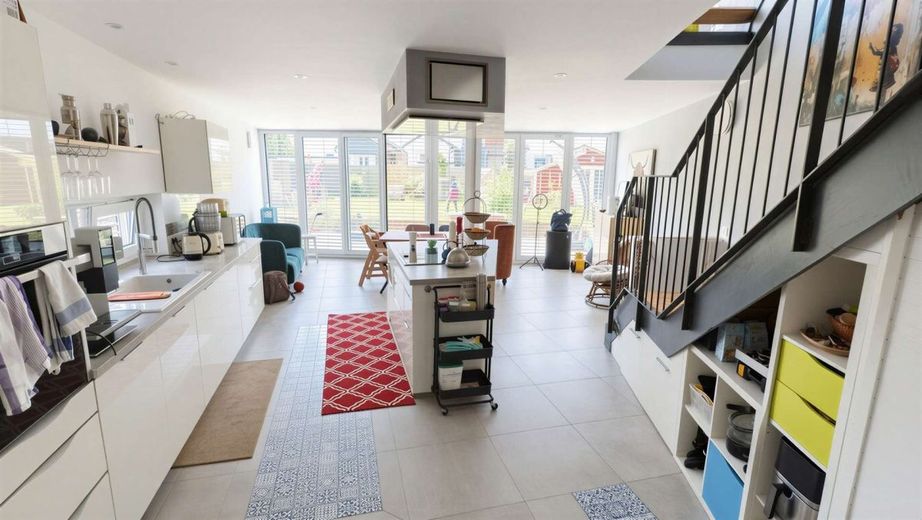 BS - Querum - Exklusives Doppelhausensemble mit moderner Architektur, hohem Wohnkomfort und Garten – Neubau -EG Offene Küche