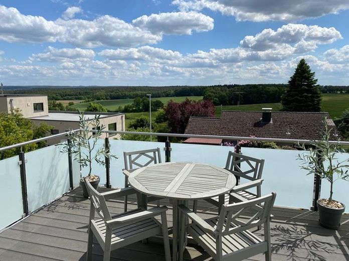 Balkon mit Fernblick