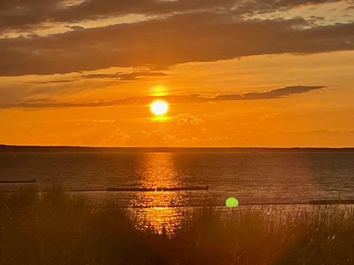 Baugrundstück Insel Rügen ca 200 m zur Ostsee erschlossen – Sonnenuntergang Glowe