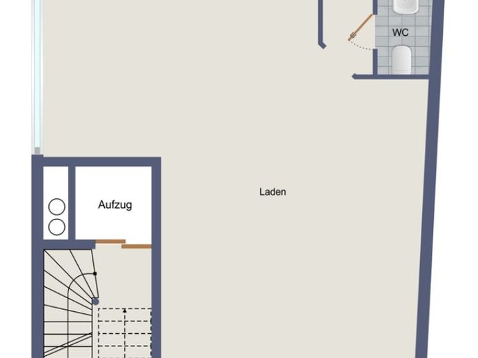 Laden im EG mit 70qm plus Keller + Stellplatz zu vermieten – Foto 1