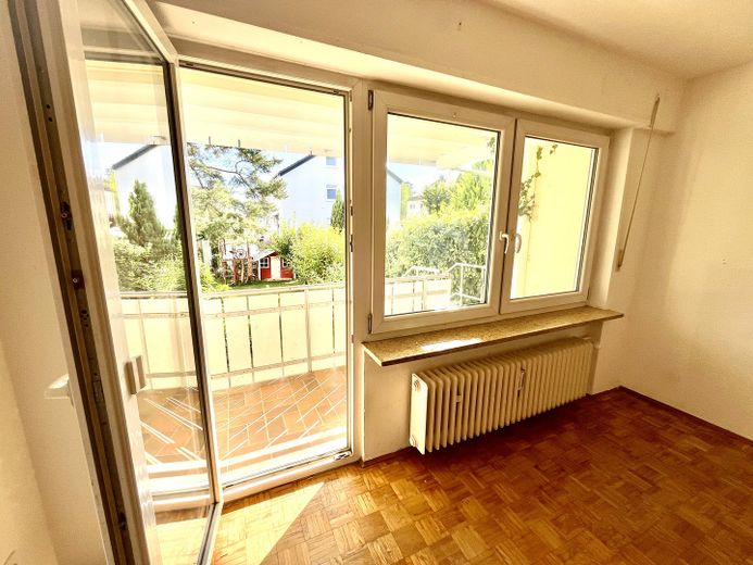 Zimmer 2 EG mit Balkon/Garten