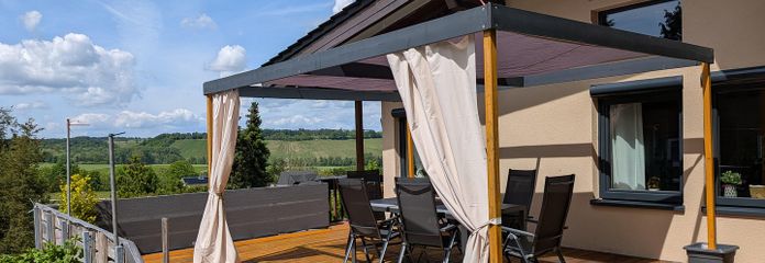 Casa unifamiliare modernizzata in una posizione naturale da sogno – vista libera – Dachterrasse