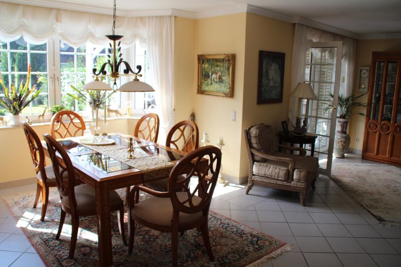 Blick aus dem Esszimmer