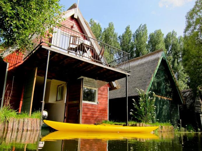 Bootshaus an der Mildenitz