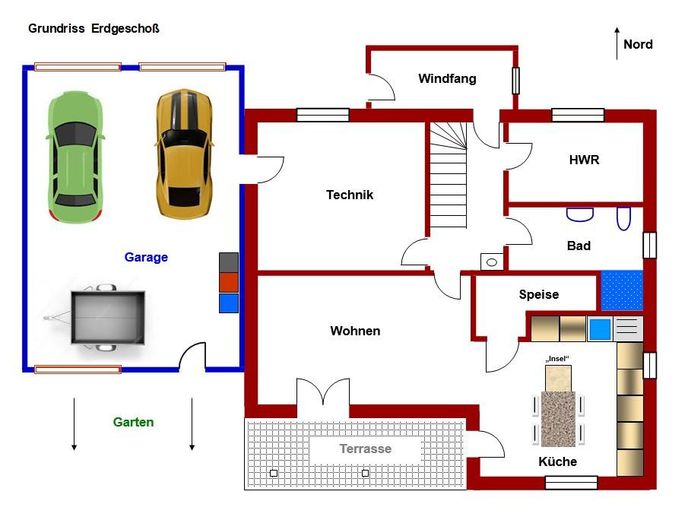 Grundriß Erdgeschoß
