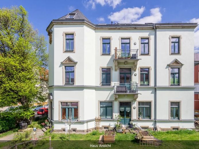 Edificio antiguo con estilo en Blasewitz – 85 m² de confort residencial con dos balcones – Foto 1