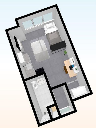 centralnie położony apartament gotowy do zamieszkania dla osób dojeżdżających / studentów, w tym prąd i internet (mieszkanie w budynku z garażem podziemnym) – Zdjęcie 7