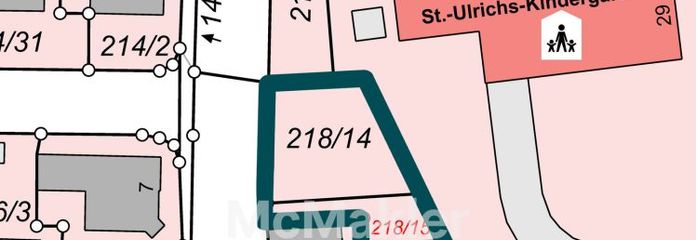 Selten. Exklusiv. Genehmigt. – Baugrundstück für ein Haus und 5 Stellplätzen mitten in Gersthofen