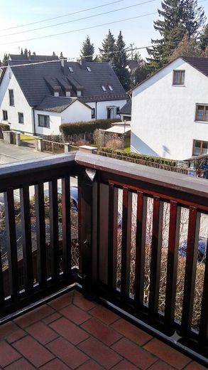 شقة علوية مشرقة من غرفتين في ميونخ-تروديرينغ – Balkon Sicht nach Links