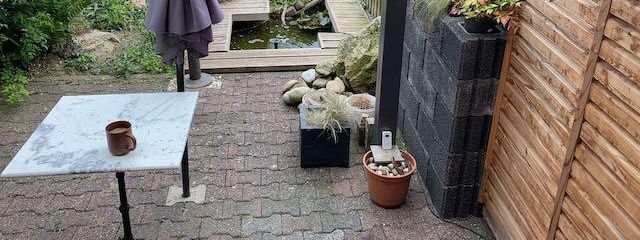 Glasüberdachte Terrasse