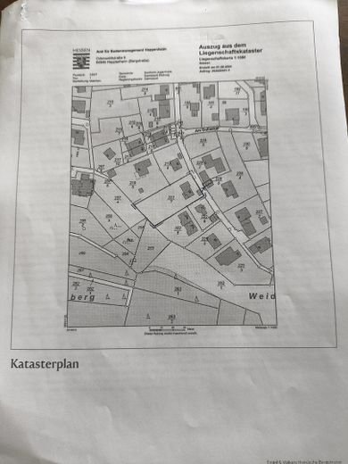 Katasterauszug