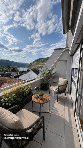 Bingen'de merkezi konumda aydınlık 2 odalı daire – Foto 8