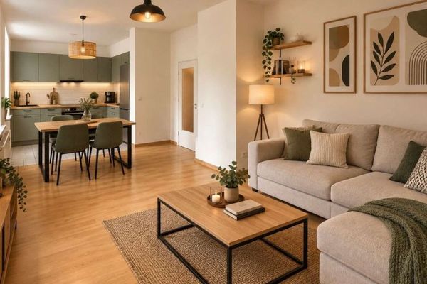 ***Kaßberg’de modern yaşam – 3 oda, açık mutfaklı oturma alanı ve balkon***