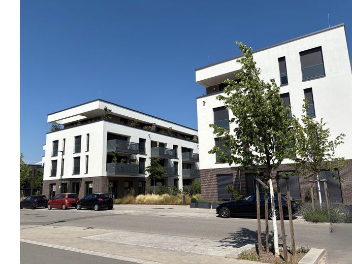 Penthouse met 2 dakterrassen | Campbell, Heidelberg | Direct te betrekken | 2 parkeerplaatsen in de ondergrondse parkeergarage – Außenansicht