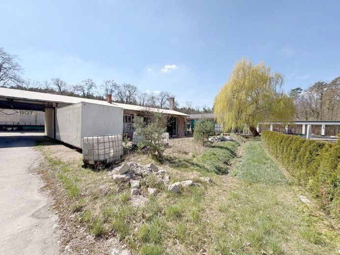 Provisionsfrei großes Grundstück mit Büro Garagen Hallen Carports – baruth-außen-3