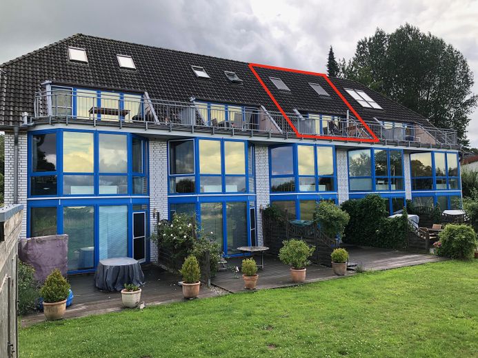 Traumwohnung mit Schleiblick – Objektansicht Wasserseite