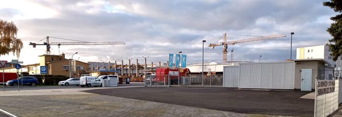 Top Gewerbefläche teilbar in bester Lage bei Aschaffenburg - Ideal für Autohandel-Verkauf-Stellplatz – Sicht von B26