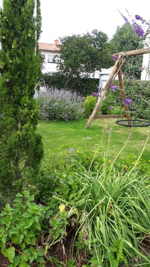 Helles, freistehendes Einfamilienhaus mit großem Garten in Bad Nauheim – Nieder-Mörlen – Garten, Südseite