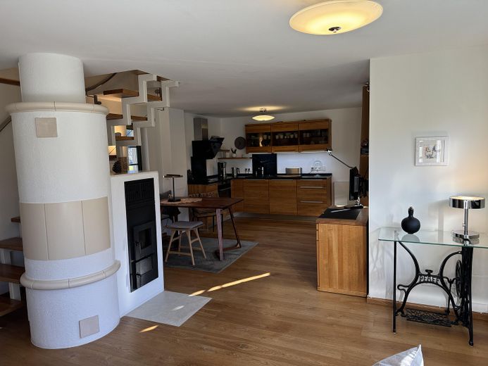 Haus auf 900 m ü NN am Auersberg im Erzgebirge – Kamin