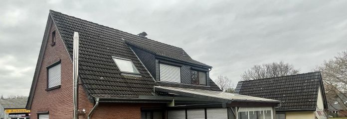 Ansicht aus Richtung Carport