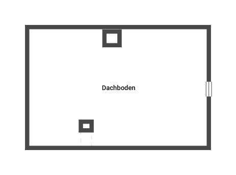 Viel Platz, viele Zimmer, wenig Geld - DHH in Gräfenhausen – Dachboden