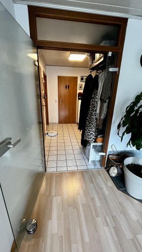 Lichtdurchflutete 3,5-Zimmer-Dachgeschosswohnung mit Balkon, Wärmepumpe und PV-Anlage – Flur