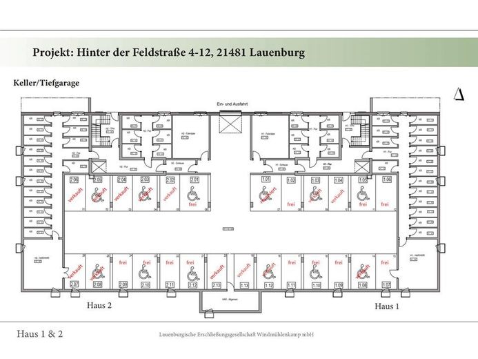 3 Zimmer STG Neubau-Eigentumswohnung 2.42 – Tiefgarage & Stellplätze