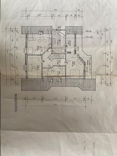 Freistehendes Einfamilienhaus mit Einliegerwohnung und Garage in ruhiger Lage (Sackgasse) von Brakel – Grundriss DG