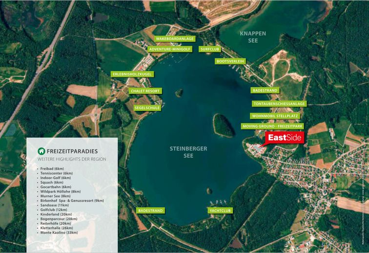 Sofort einziehen: Exklusive Neubauwohnung am Steinberger See mit Terrasse – Freizeit Steinberg am See 