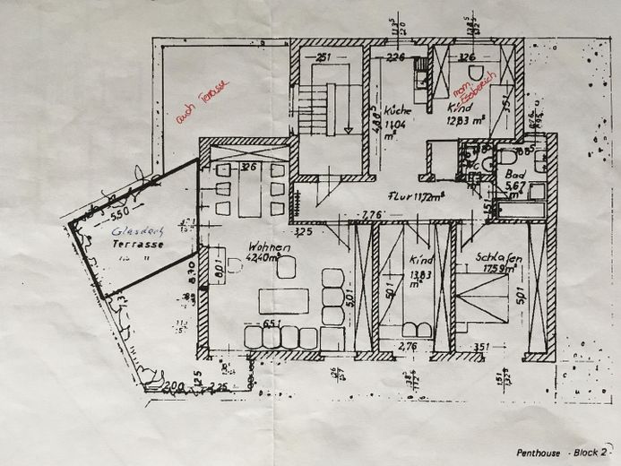 Penthouse sur les toits de Wolfenbüttel – Grundriss