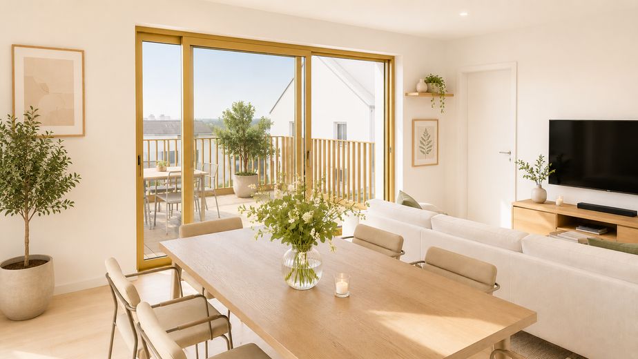 Neubau WHG 2.5 - M7/2 - 1.Obergeschoss - 62m² – Visualisierung