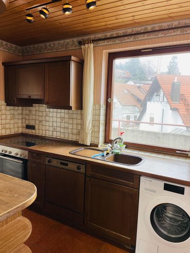 Schöner Ausblick aus der Küche